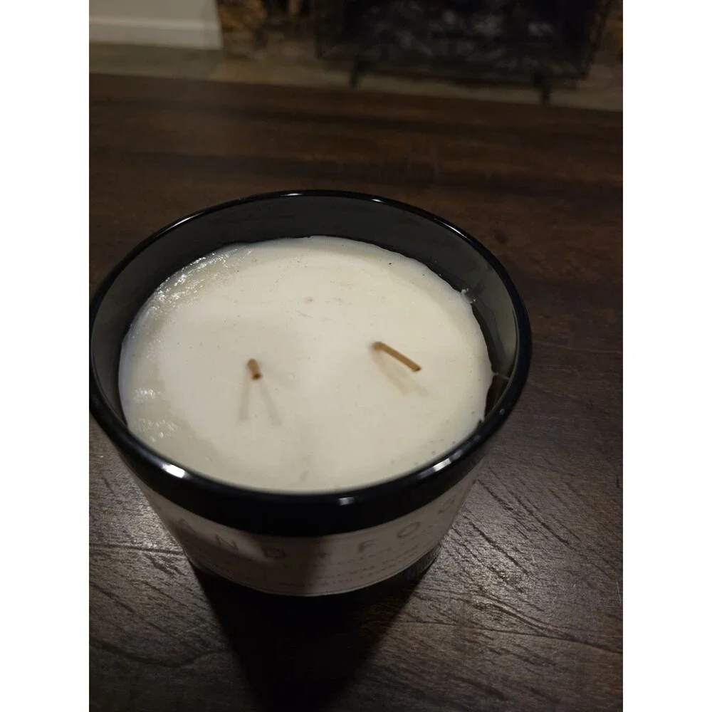 Sand & Fog Vanilla Sandalwood Candle 12 Oz 2 Wick. No Lid